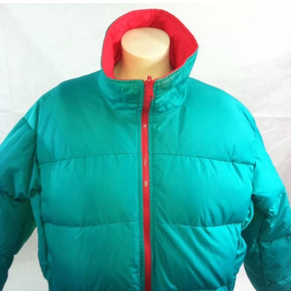 COLUMBIA Reversible Jacket Small Pink & green